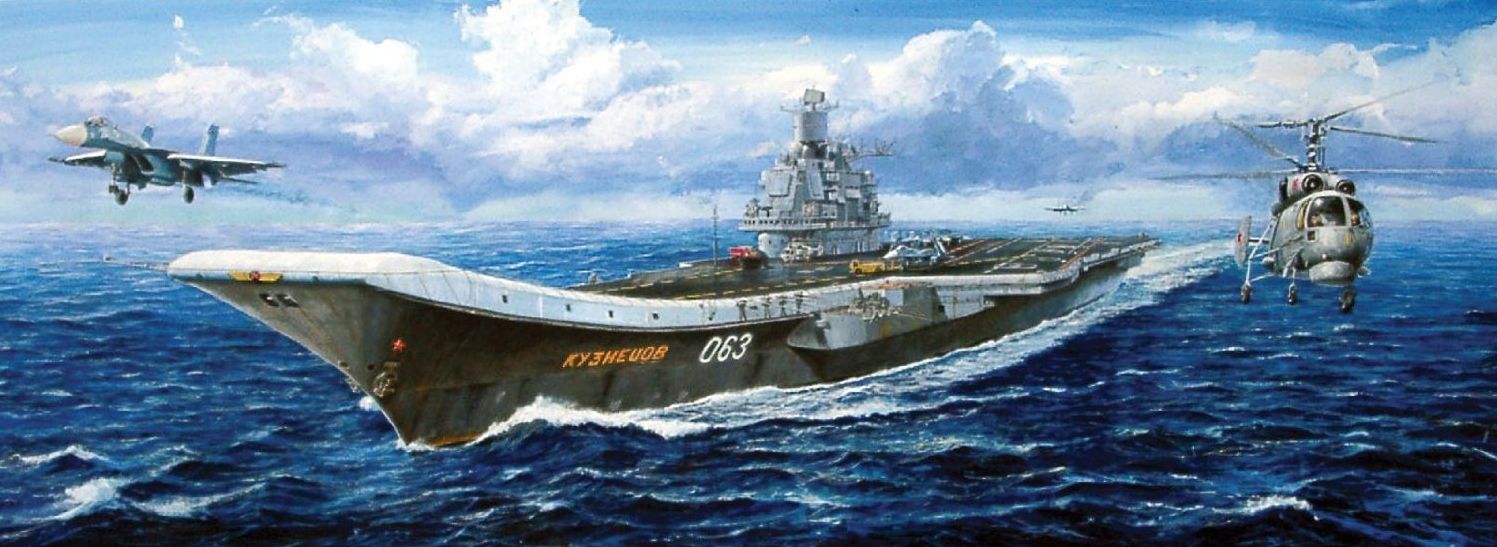 Сборная модель Trumpeter Russia Navy Kuznetsov (05713) 1:700