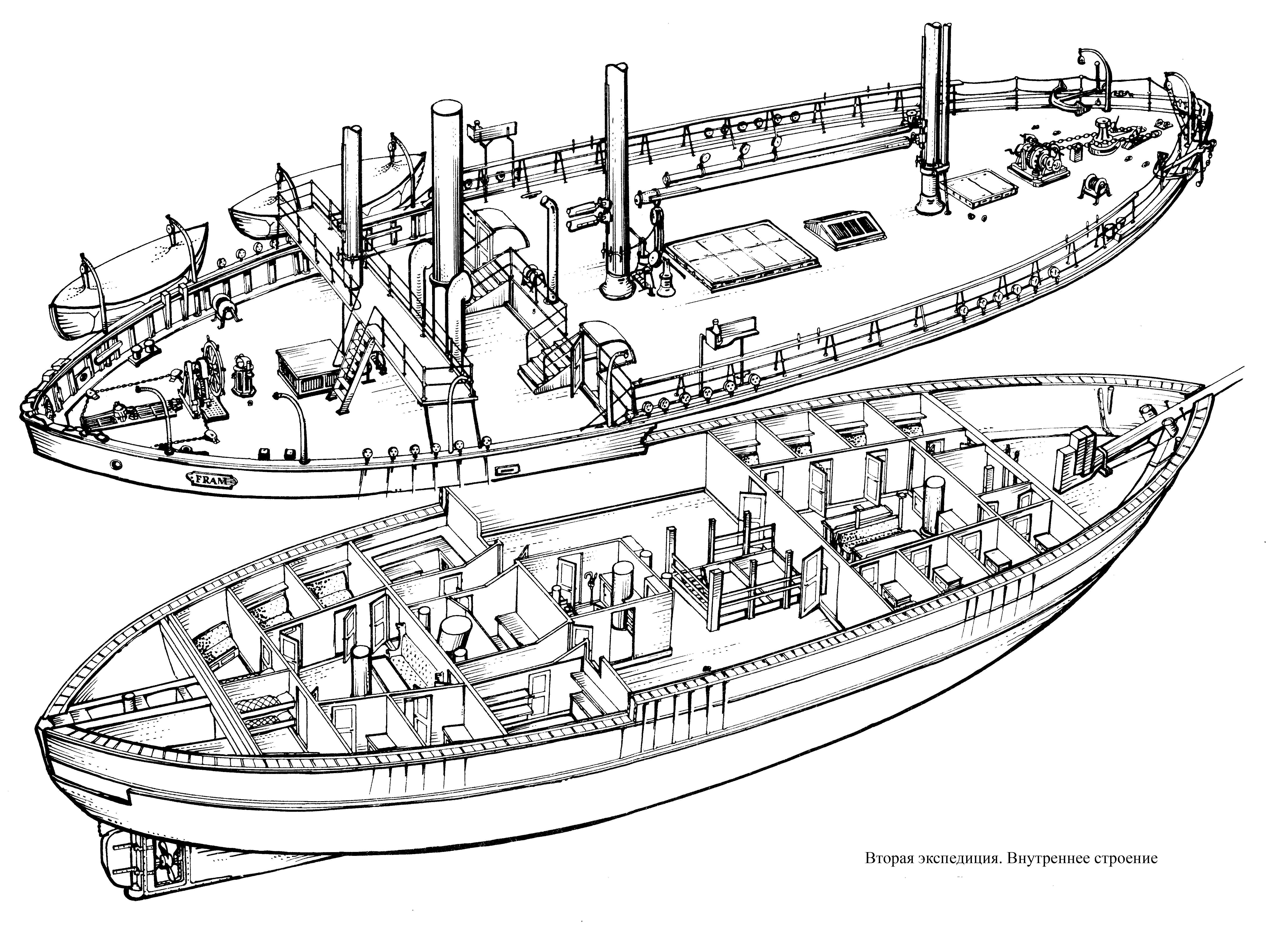Корабль Поморский Коч модель