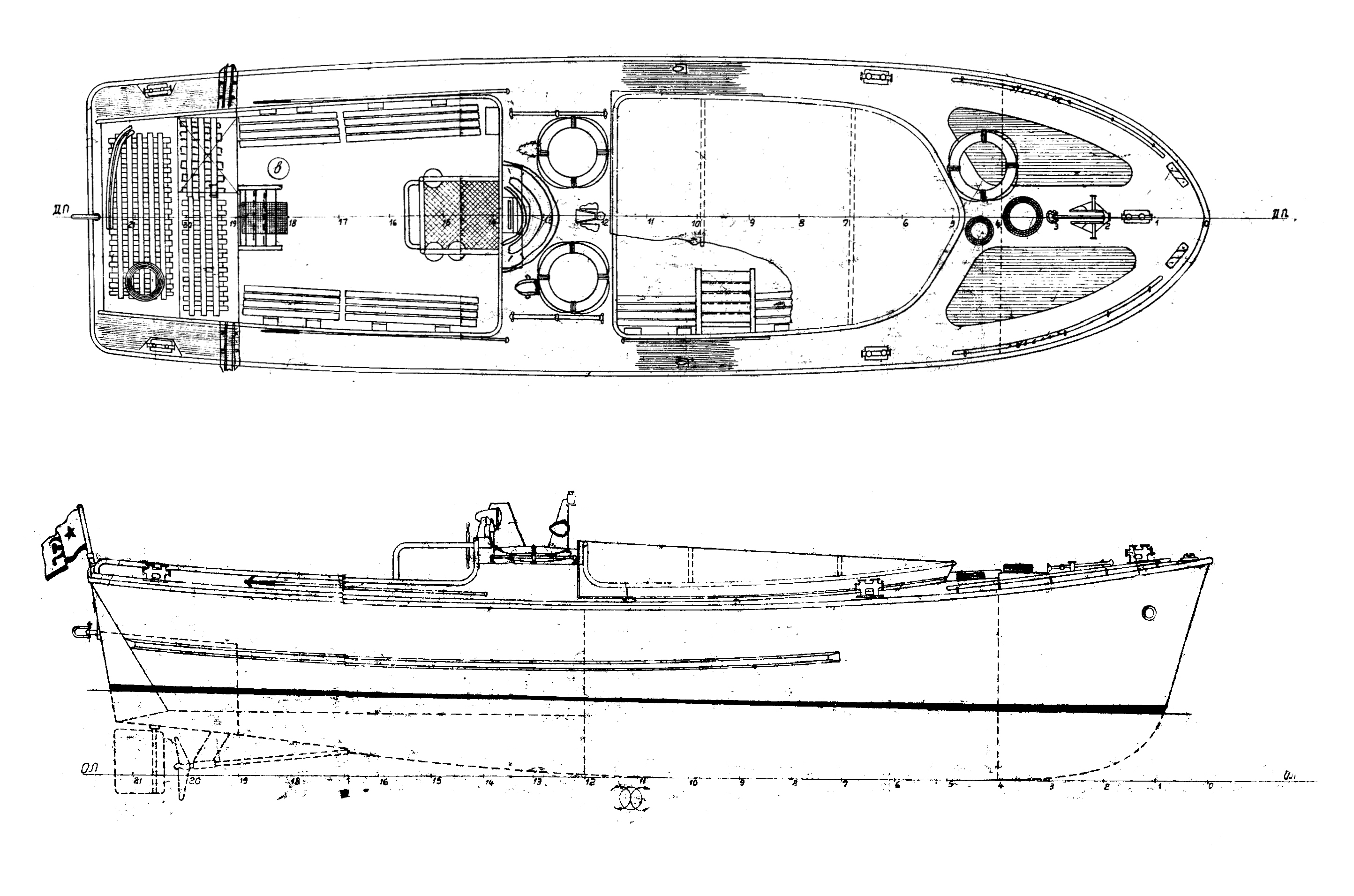 Проект морского катера