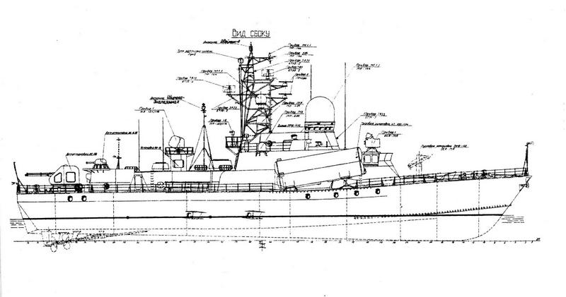 Ракетный катер чертежи