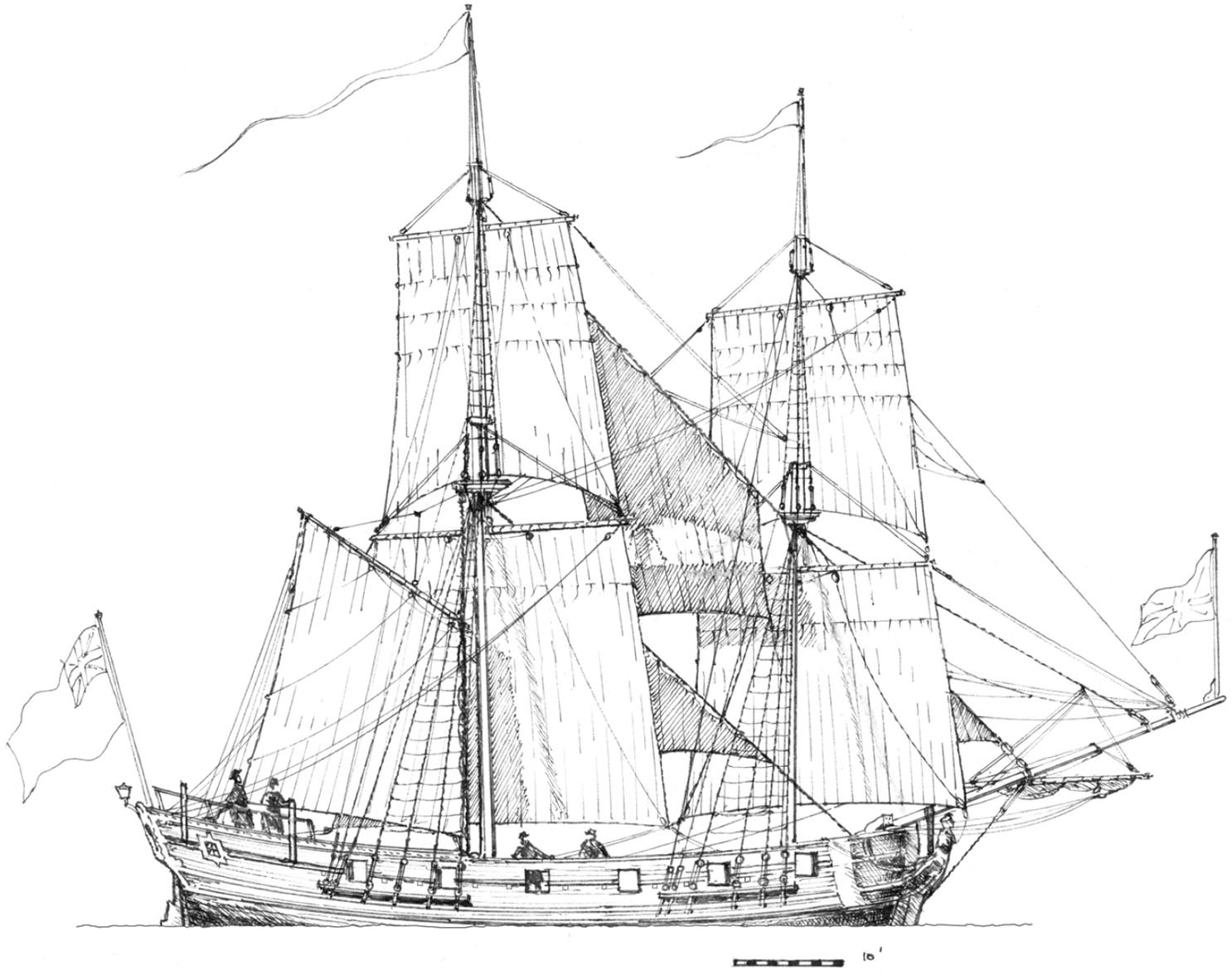 Sloop Ferret 1711